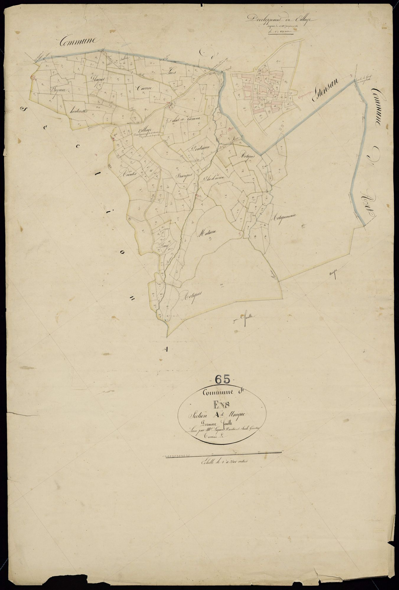Ens - Ens.- Section A, 1re feuille