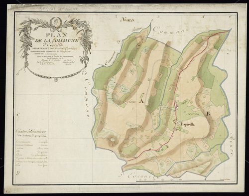 Espieilh - Plan par masse de culture d'Espieilh