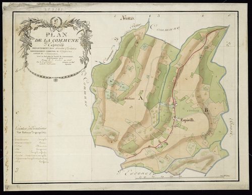 Espieilh - Plan par masse de culture d'Espieilh