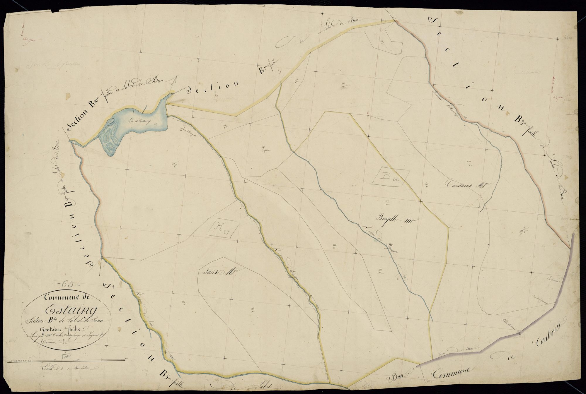 Estaing - Estaing.- Section B, 4e feuille
