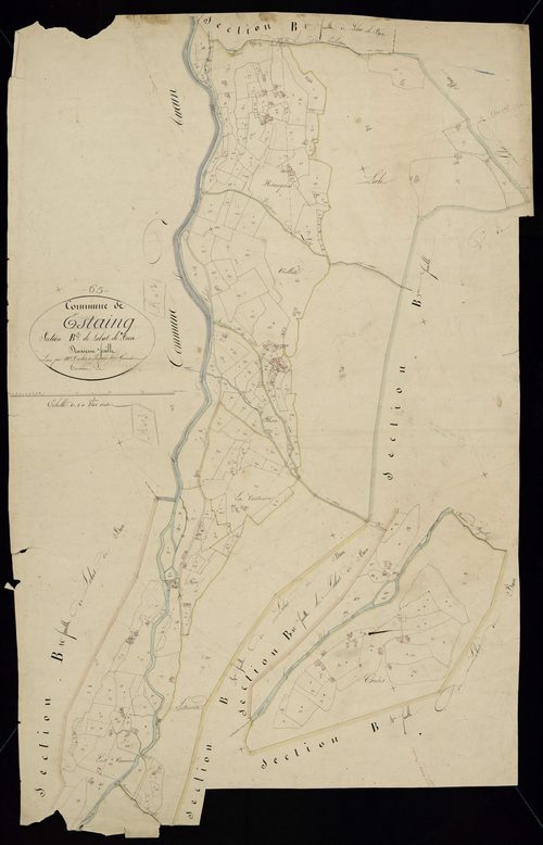 Estaing - Estaing.- Section B, 2e feuille