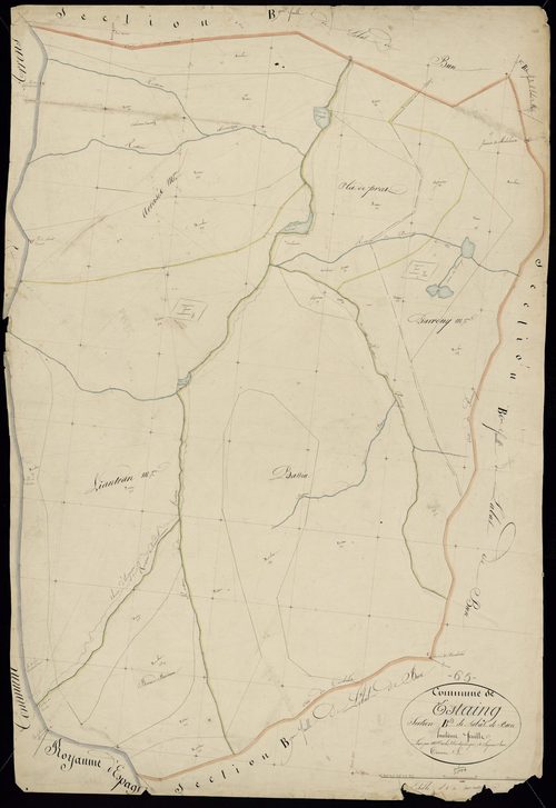 Estaing - Estaing.- Section B, 8e feuille