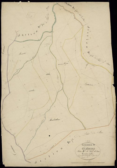 Estaing - Estaing.- Section B, 9e feuille