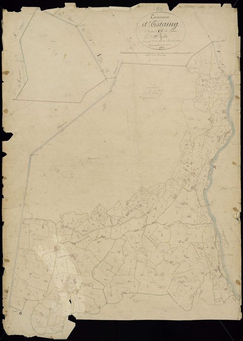 Estaing - Estaing.- Section C, 1re feuille