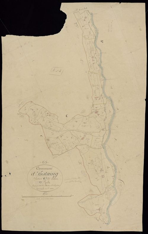 Estaing - Estaing.- Section C, 2e feuille