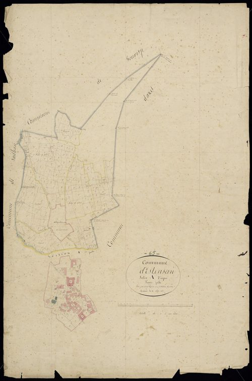 Estensan - Estensan.- Section A, 1re feuille