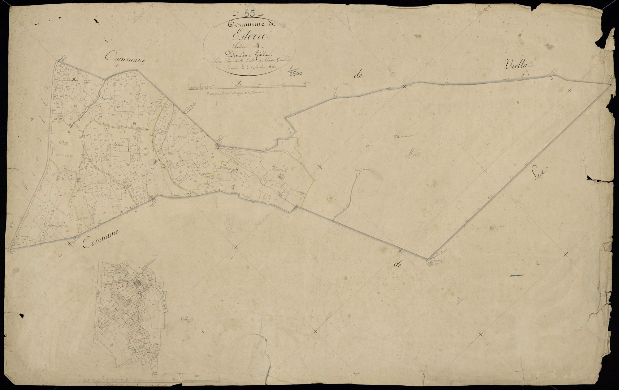 Esterre - Esterre.- Section A, 2e feuille