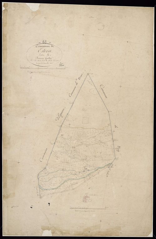 Esterre - Esterre.- Section A, 1re feuille