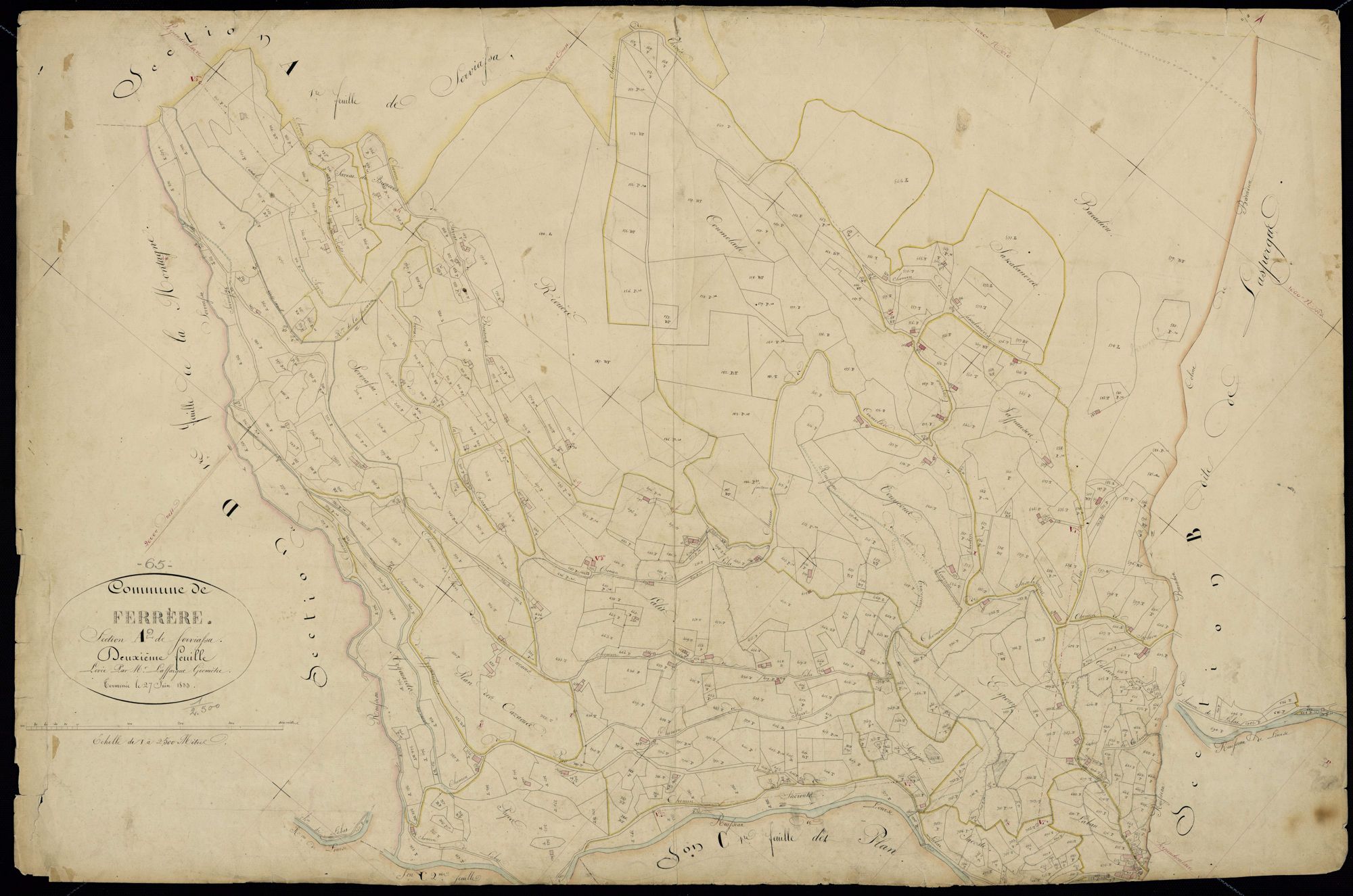 Ferrère - Ferrère.- Section A, 2e feuille