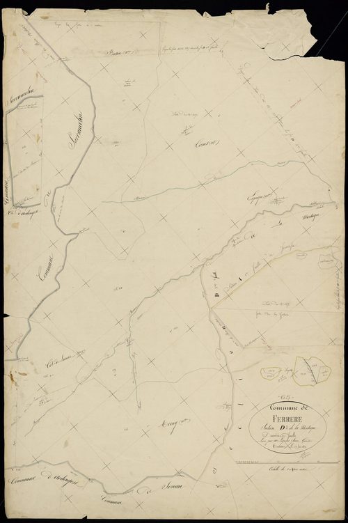 Ferrère - Ferrère.- Section D, 2e feuille