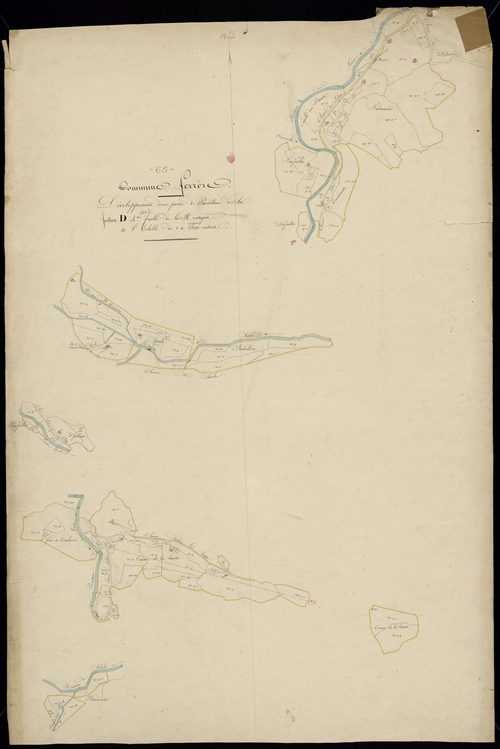 Ferrère - Ferrère.- Section D, 4e feuille agrt