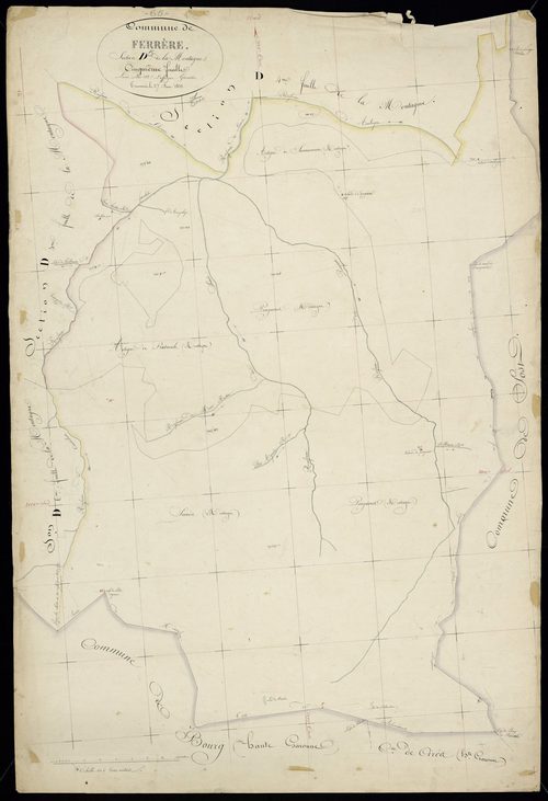 Ferrère - Ferrère.- Section D, 5e feuille