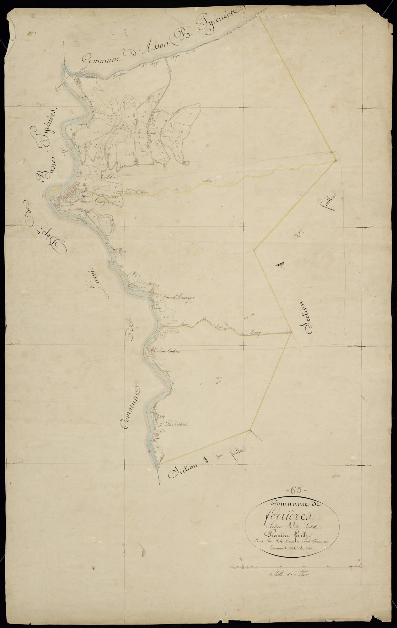 Ferrières - Ferrières.- Section A, 1re feuille
