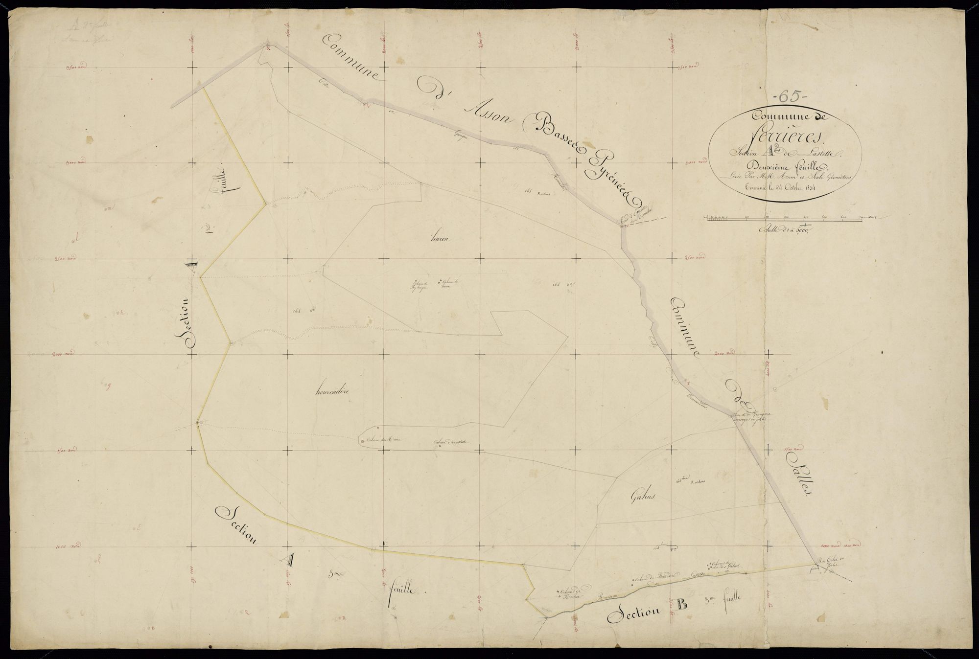 Ferrières - Ferrières.- Section A, 2e feuille