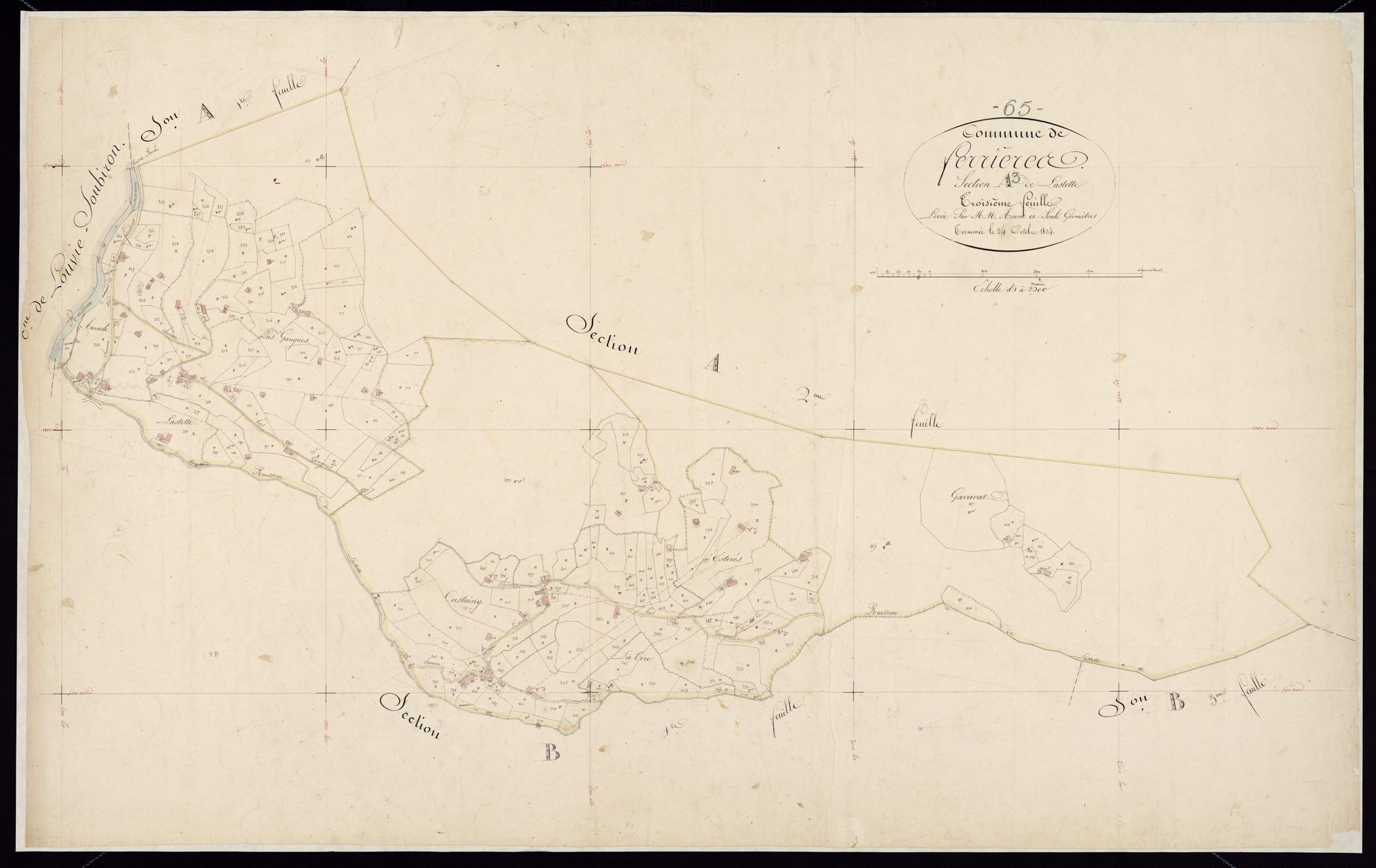 Ferrières - Ferrières.- Section A, 3e feuille