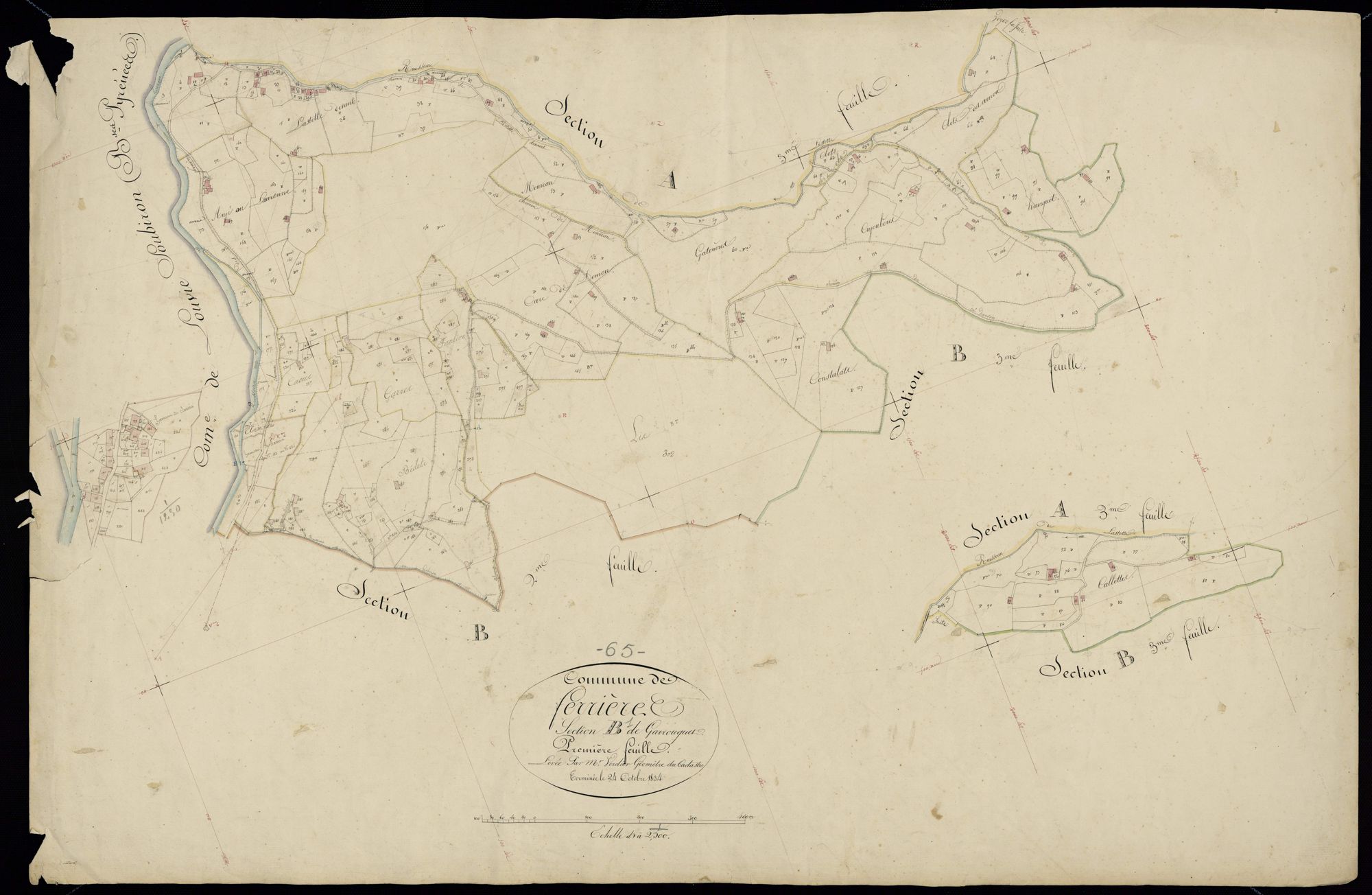 Ferrières - Ferrières.- Section B, 1re feuille
