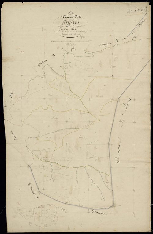 Ferrières - Ferrières.- Section B, 3e feuille