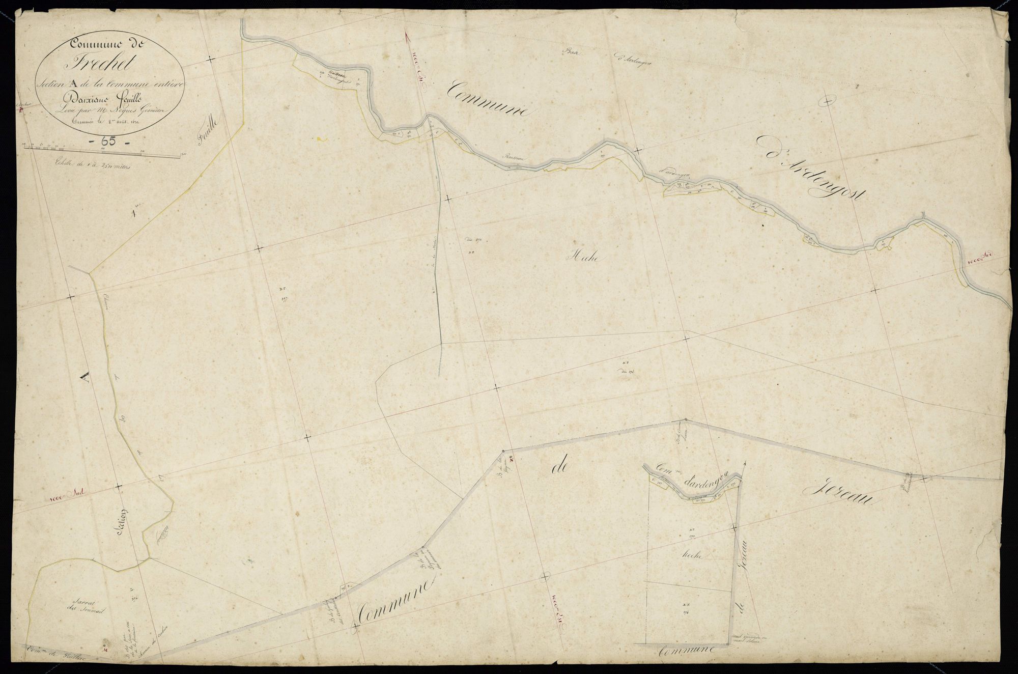 Fréchet-Aure - Fréchet-Aure.- Section A, 2e feuille