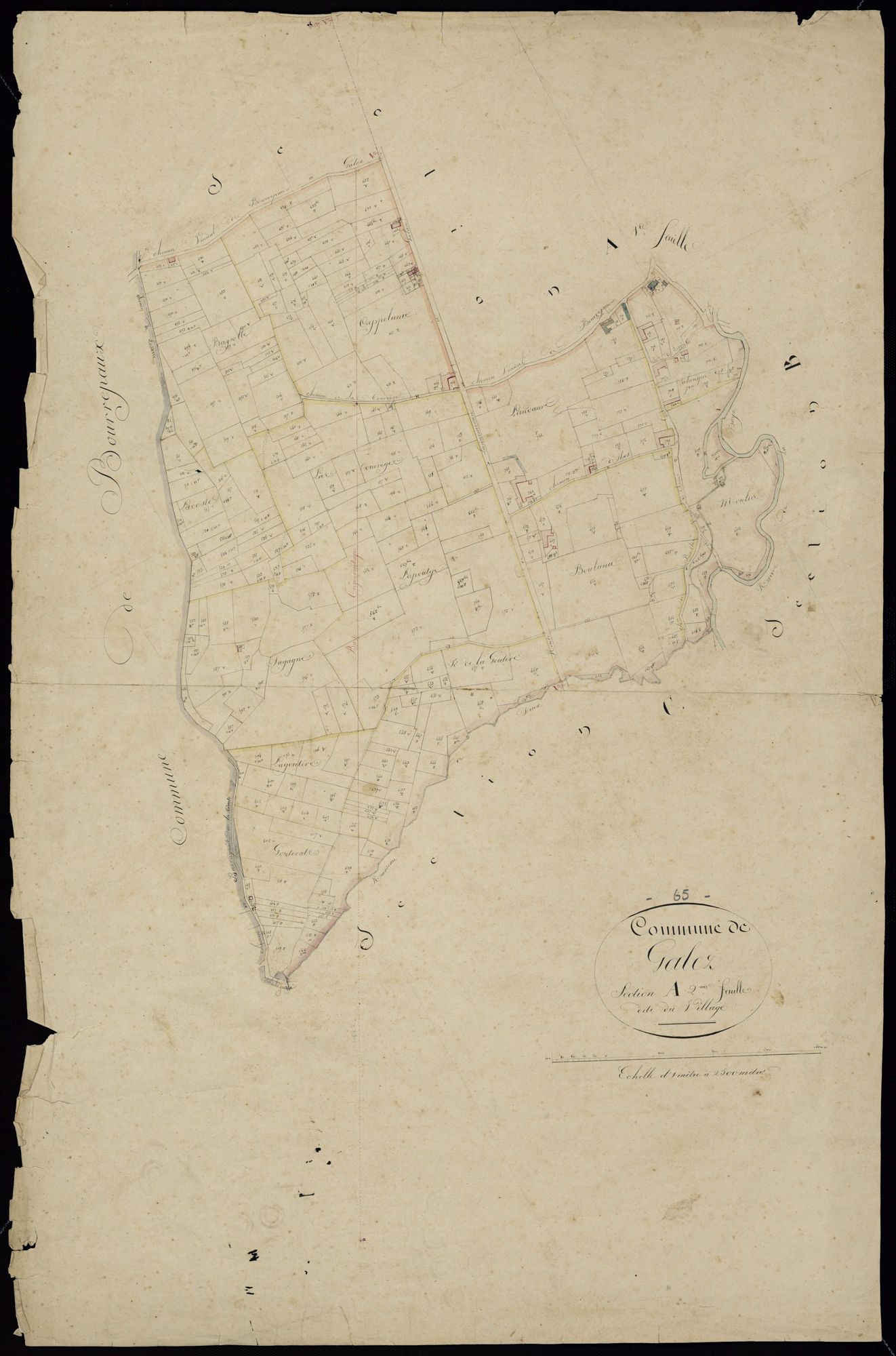 Galez - Galez.- Section A, 2e feuille