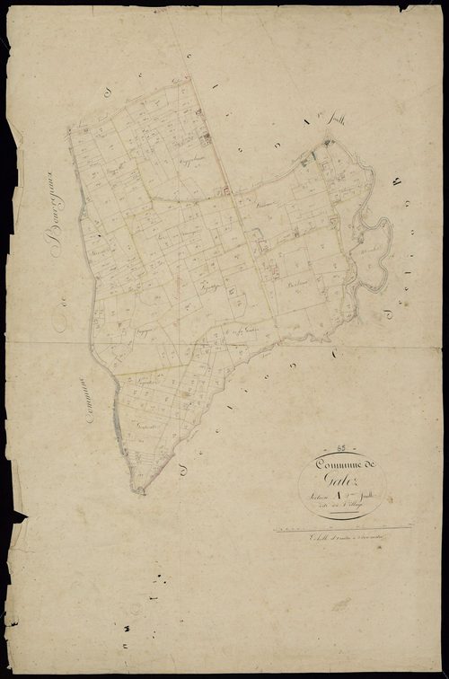 Galez - Galez.- Section A, 2e feuille