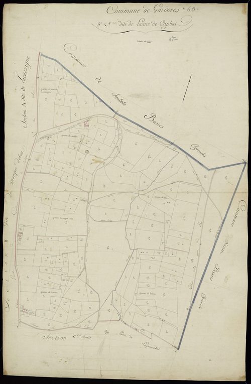 Gardères - Gardères.- Section C, 1re partie