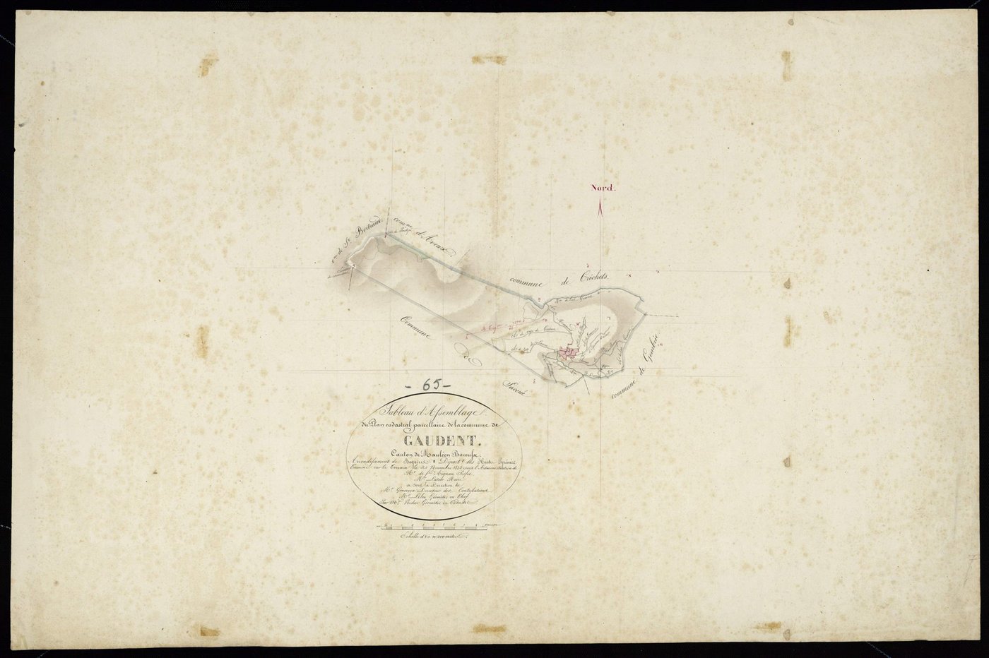 Gaudent - Gaudent.- Tableau d'assemblage