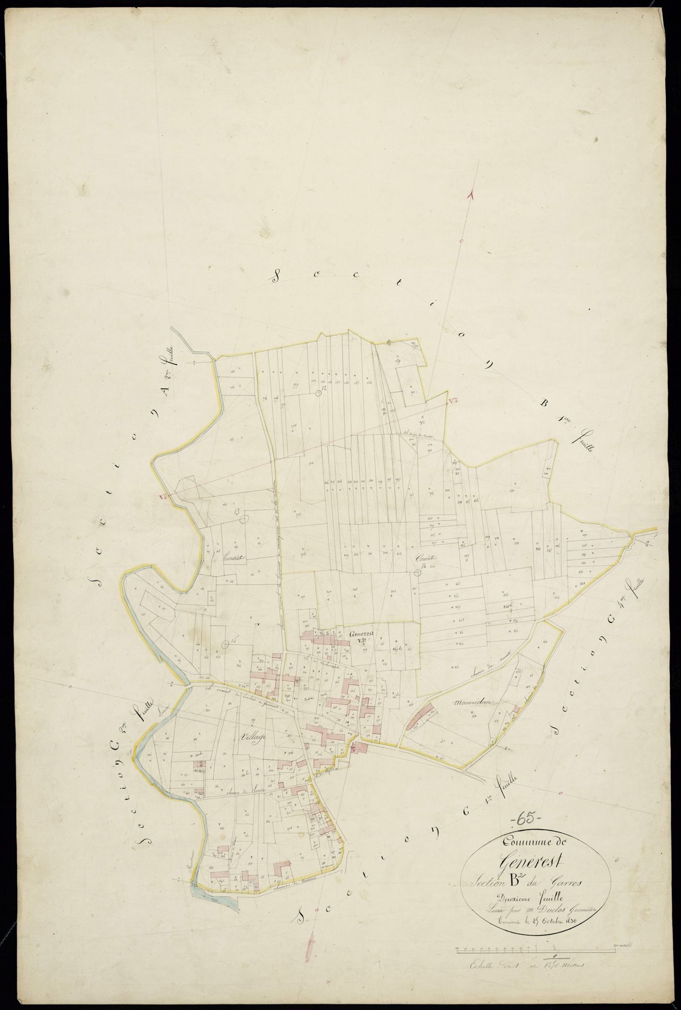 Générest - Générest.- Section B, 2e feuille