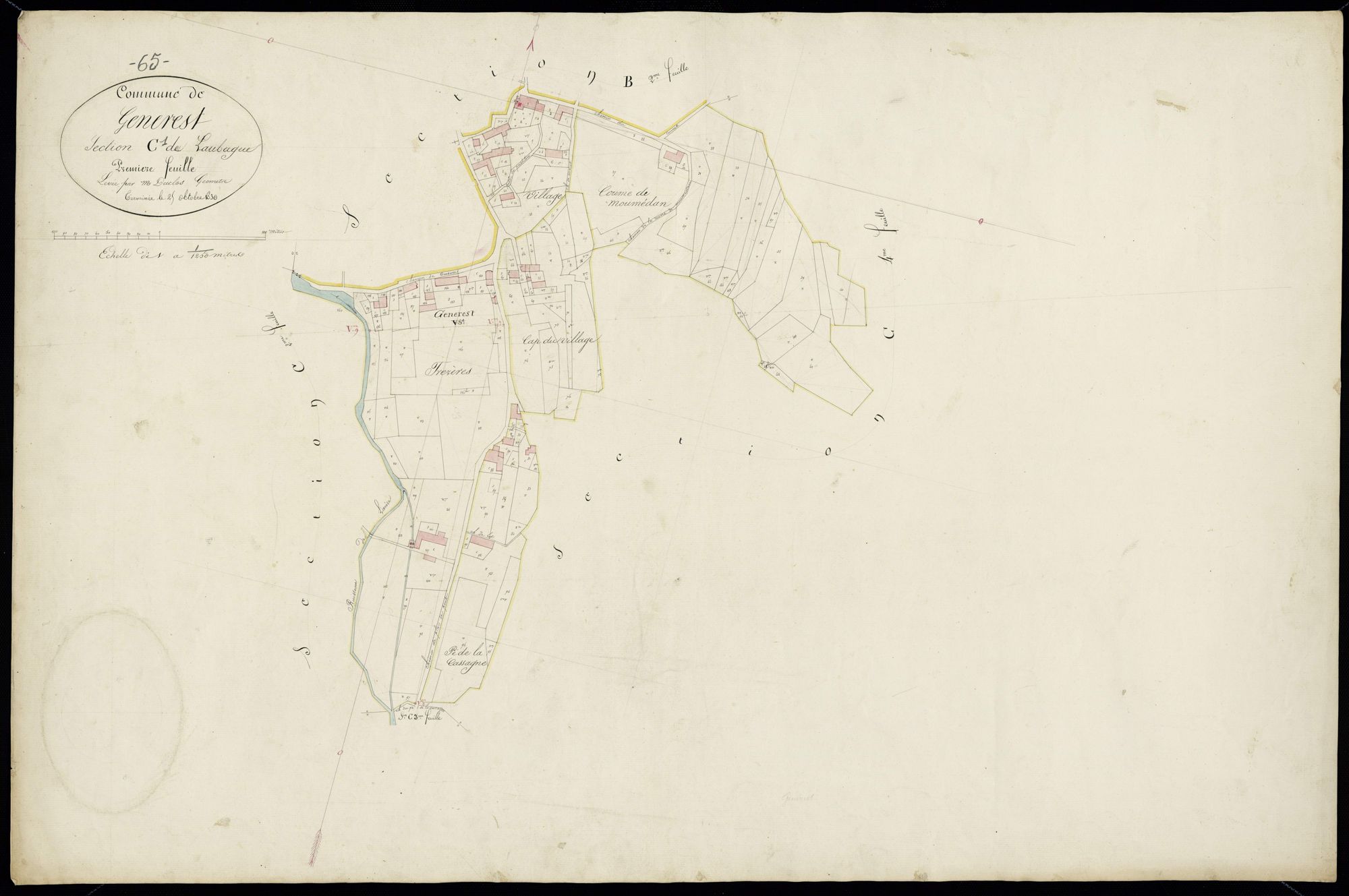 Générest - Générest.- Section C, 1re feuille