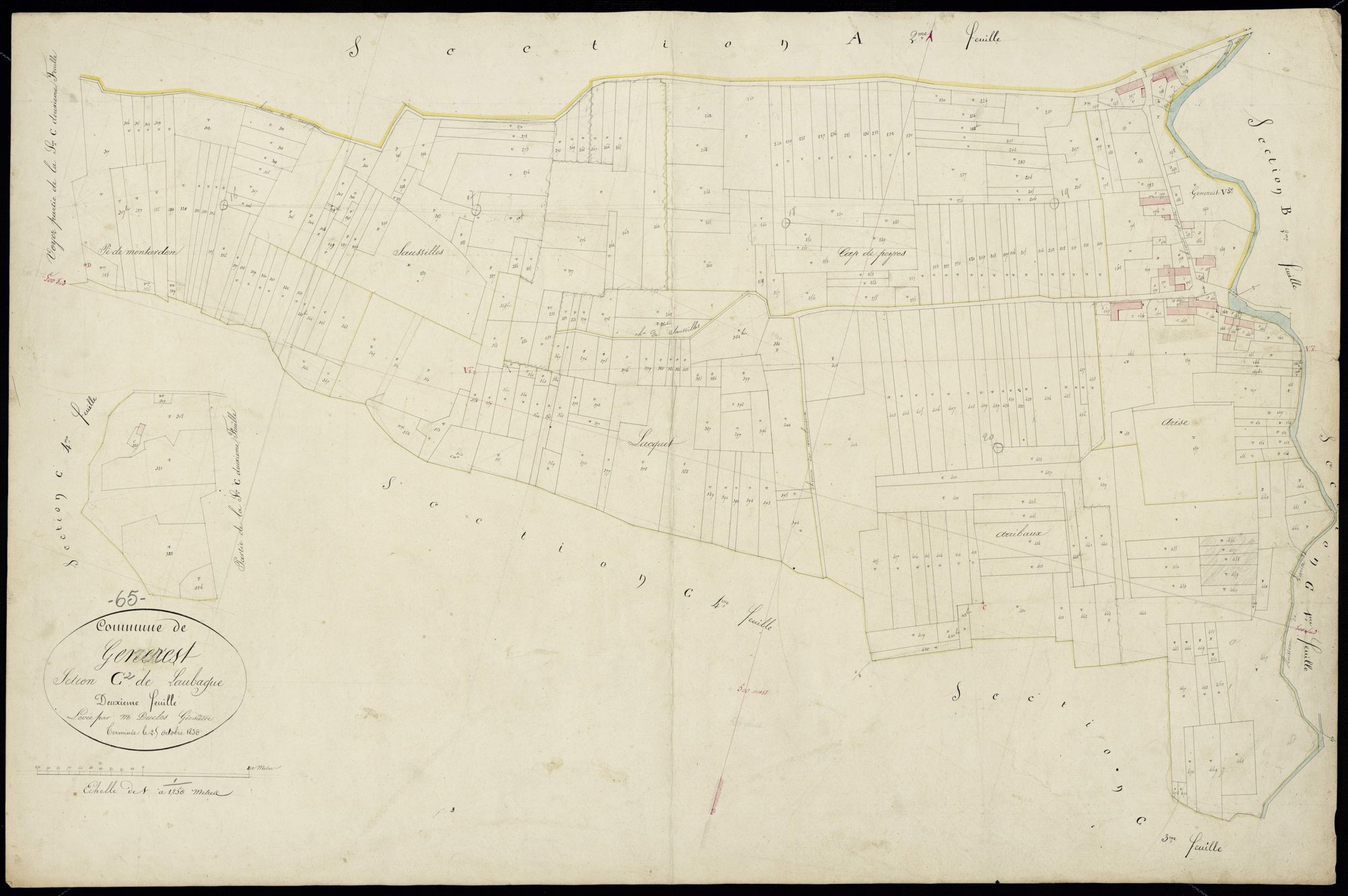 Générest - Générest.- Section C, 2e feuille