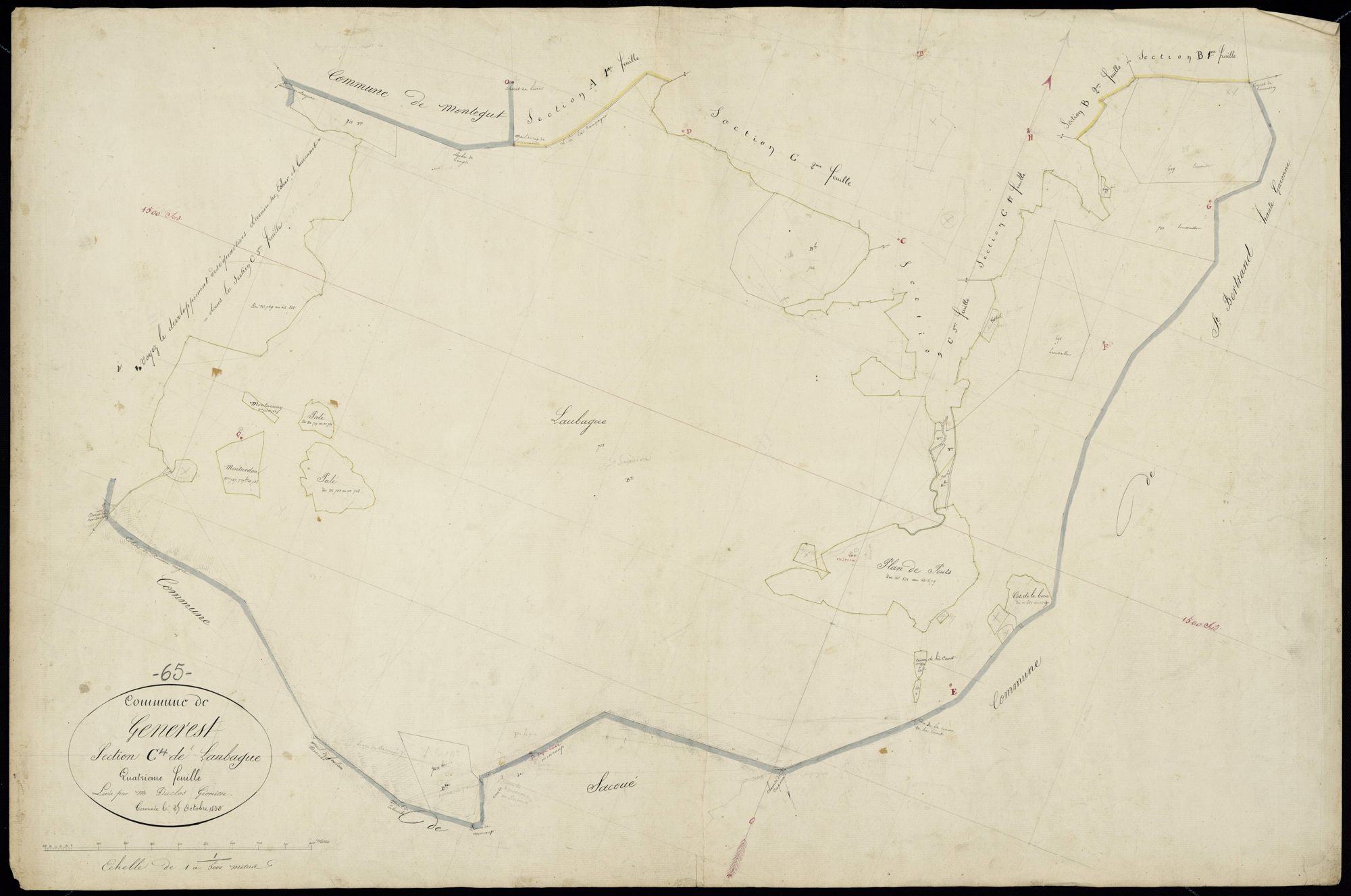Générest - Générest.- Section C, 4e feuille