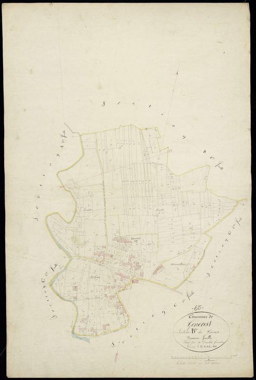 Générest - Générest.- Section B, 2e feuille