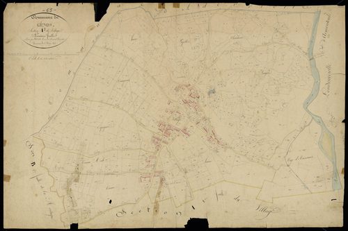Génos - Génos.- Section A, 1re feuille