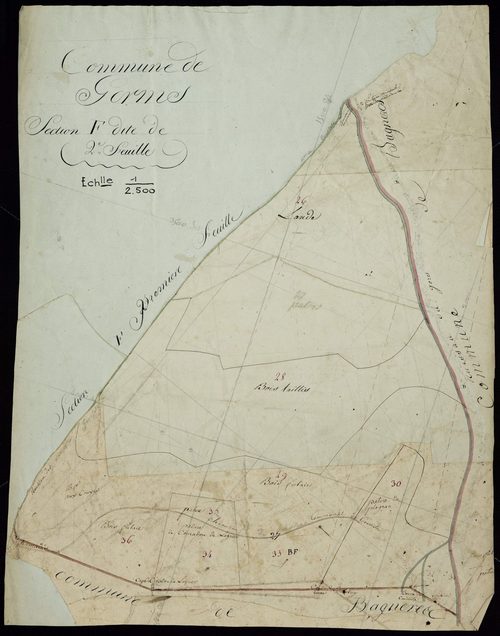 Germs-sur-l'Oussouet - Germs-sur-L'Oussouet.- Section F, 2e feuille