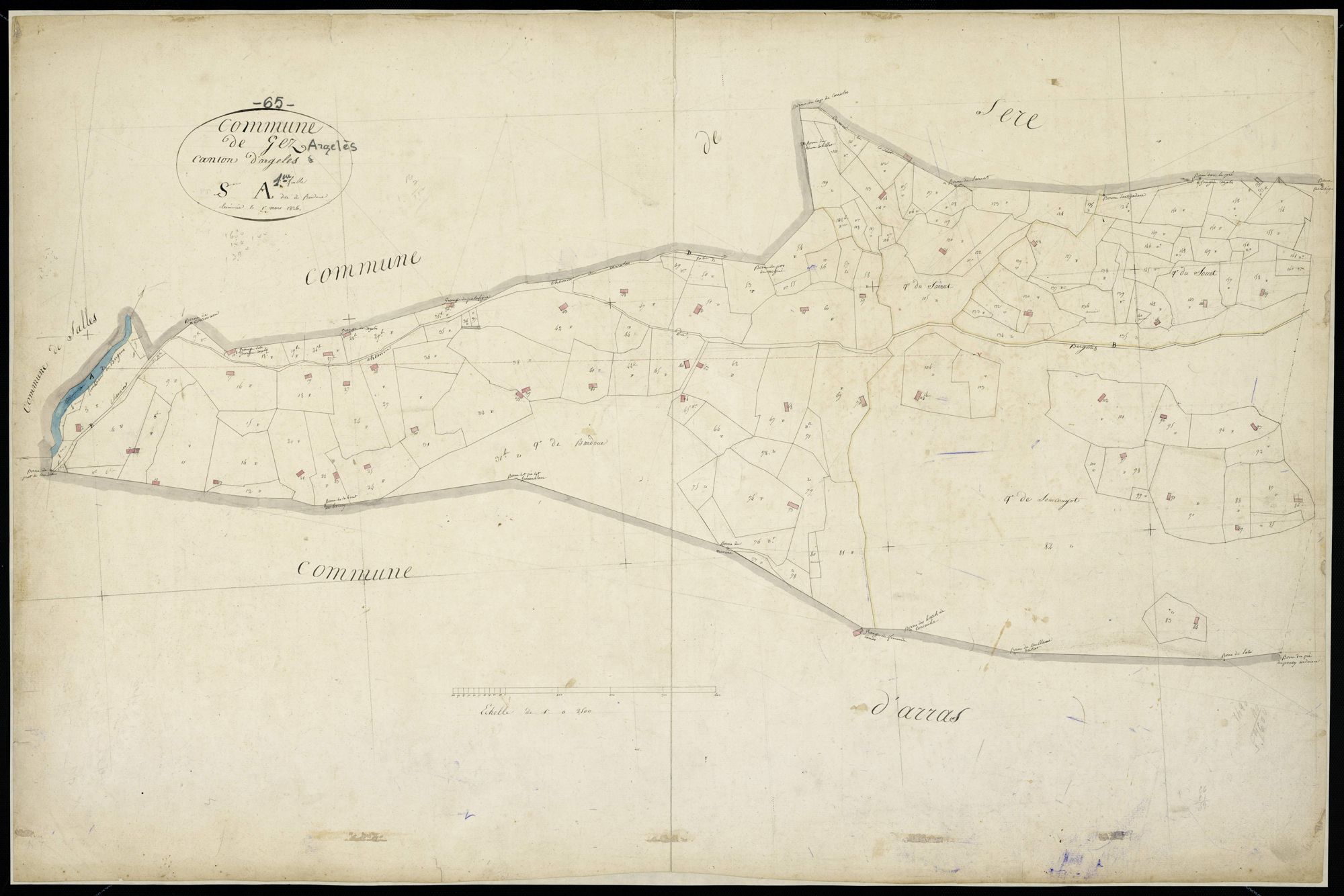 Gez - Gez.- Section A, 1re feuille