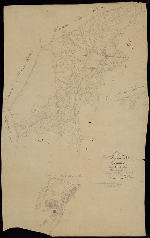 Gouaux - Gouaux.- Section A, 1re feuille