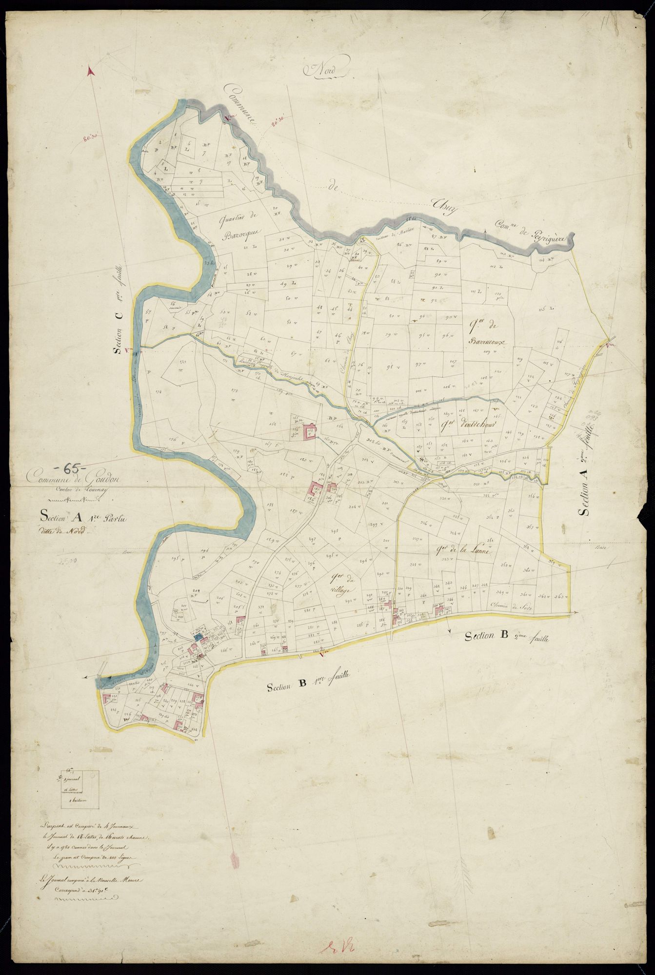 Goudon - Goudon.- Section A, 1re partie