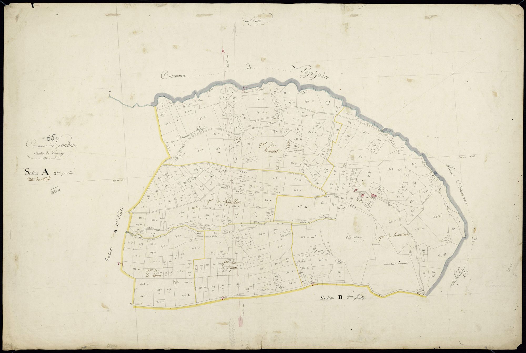 Goudon - Goudon.- Section A, 2e partie