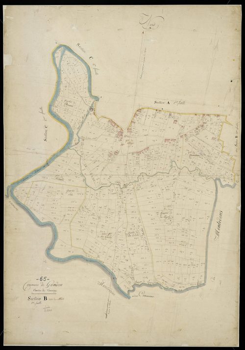 Goudon - Goudon.- Section B, 1re feuille
