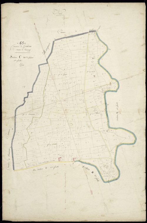 Goudon - Goudon.- Section C, 1re feuille
