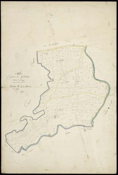 Goudon - Goudon.- Section C, 2e feuille