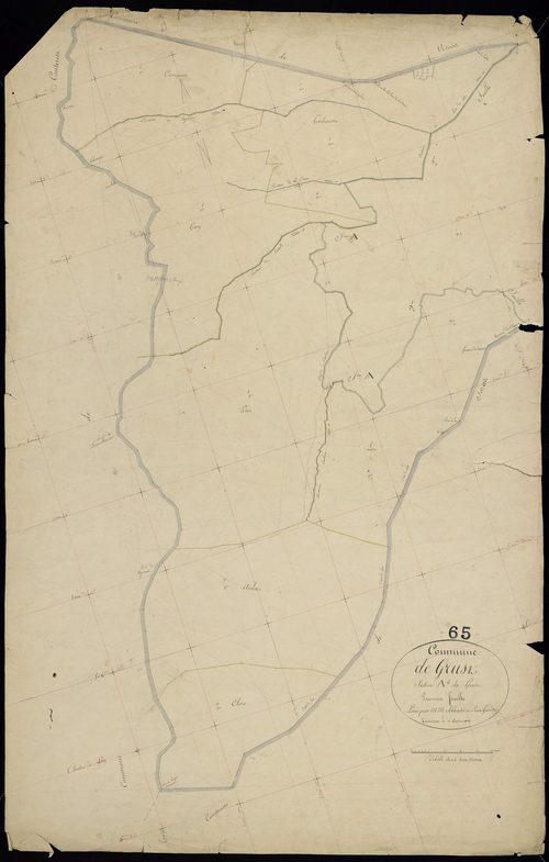 Grust - Grust.- Section A, 1re feuille