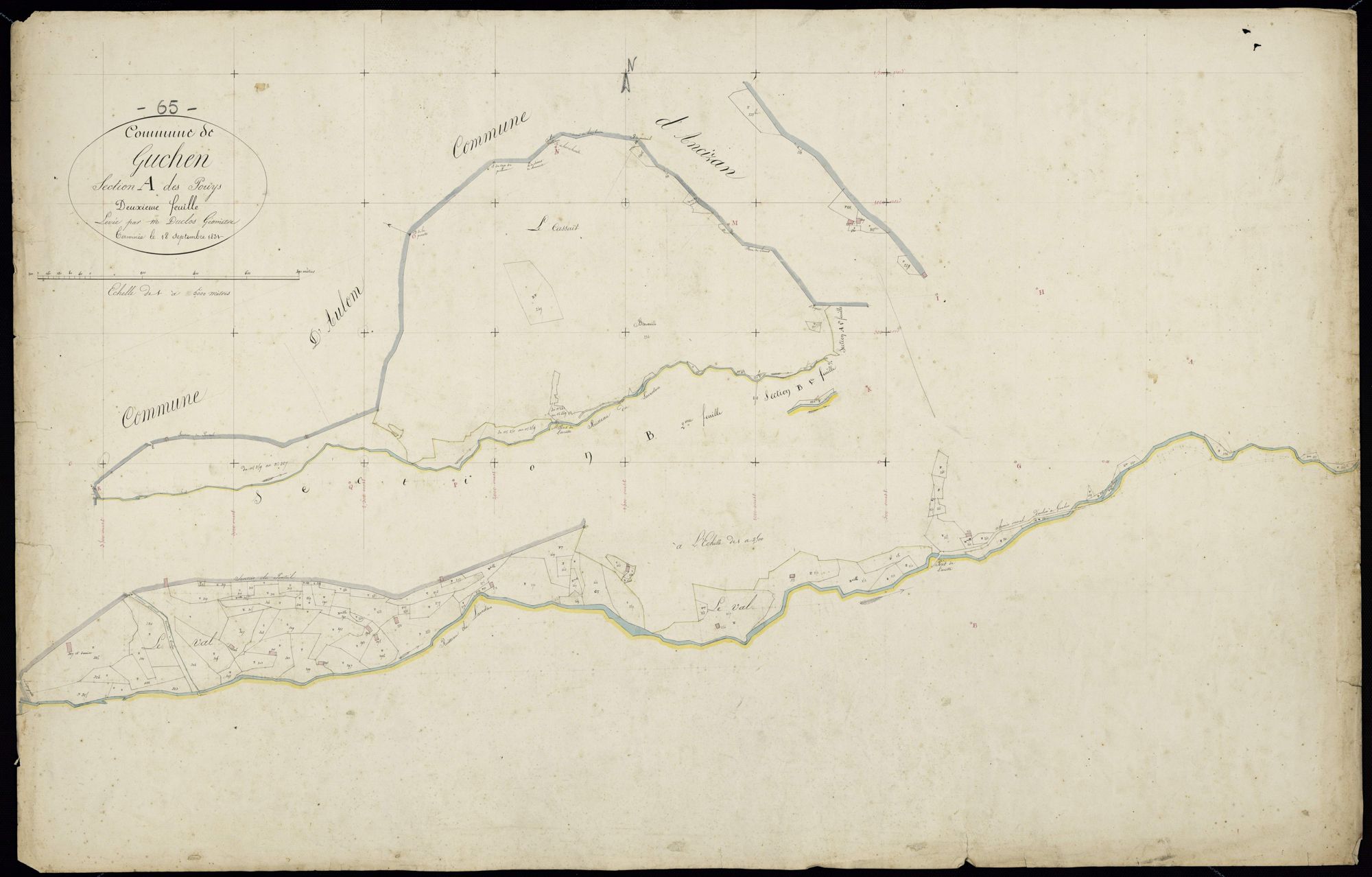 Guchen - Guchen.- Section A, 2e feuille