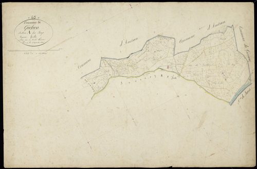Guchen - Guchen.- Section A, 1re feuille