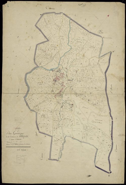 Hibarette - Hibarette.- Plan géométrique