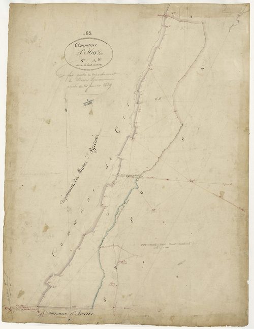 Ibos - Ibos.- Section A, 2e feuille