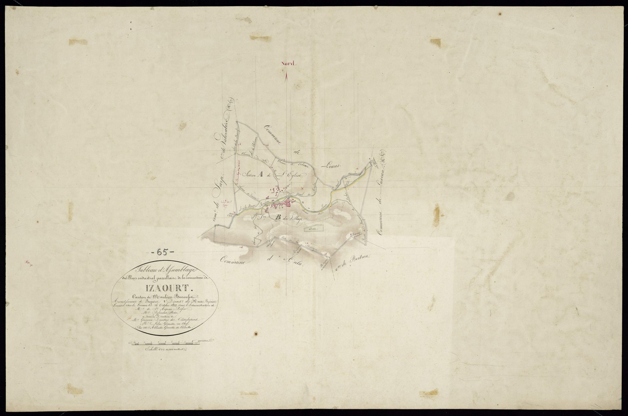 Izaourt - Izaourt.- Tableau d'assemblage