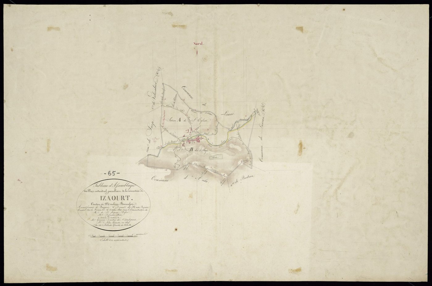 Izaourt - Izaourt.- Tableau d'assemblage