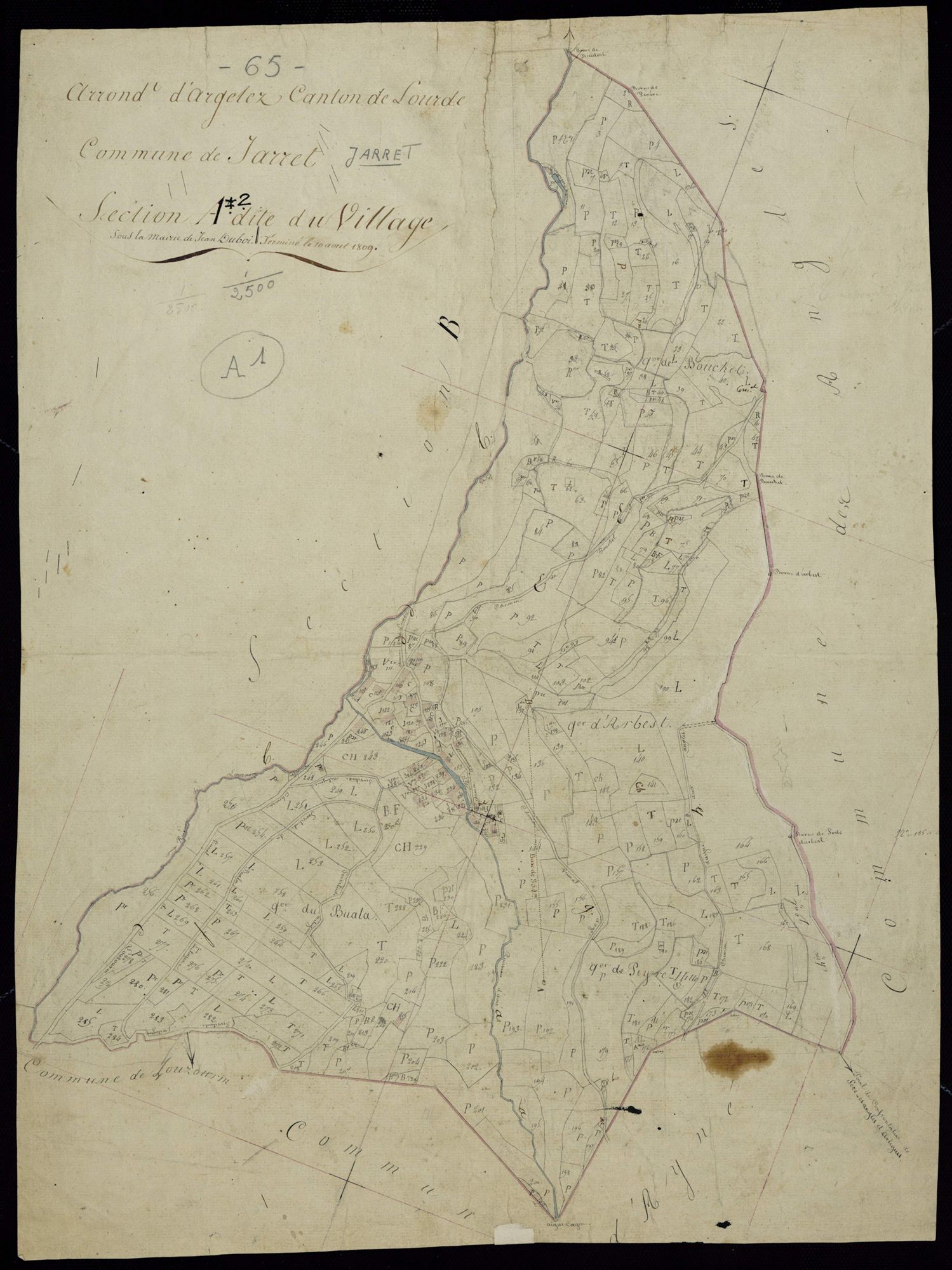 Jarret - Jarret.- Section A, 2e feuille