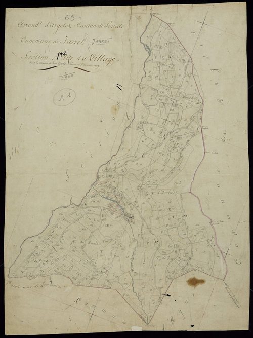 Jarret - Jarret.- Section A, 2e feuille
