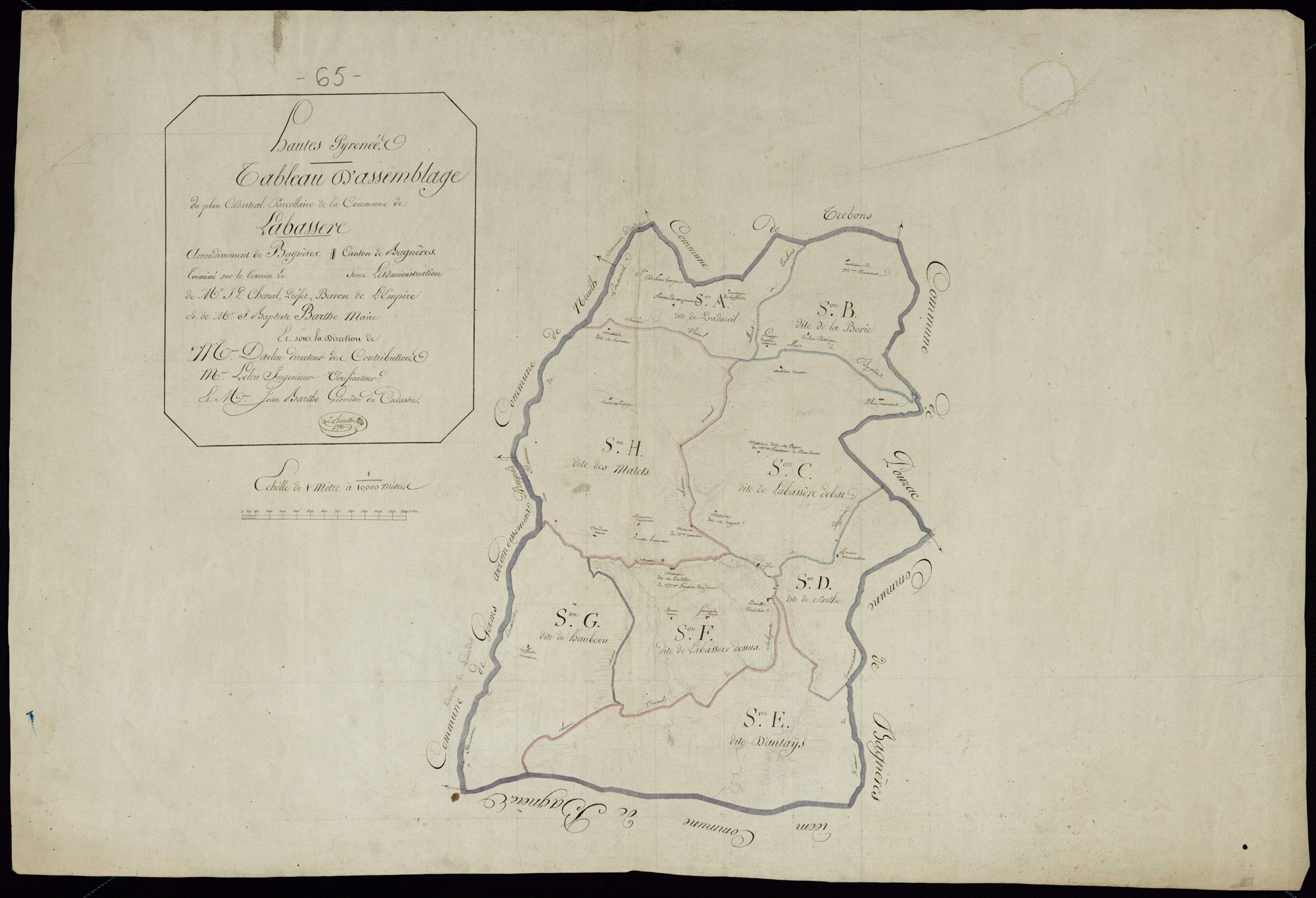 Labassère - Labassère.- Tableau d'assemblage